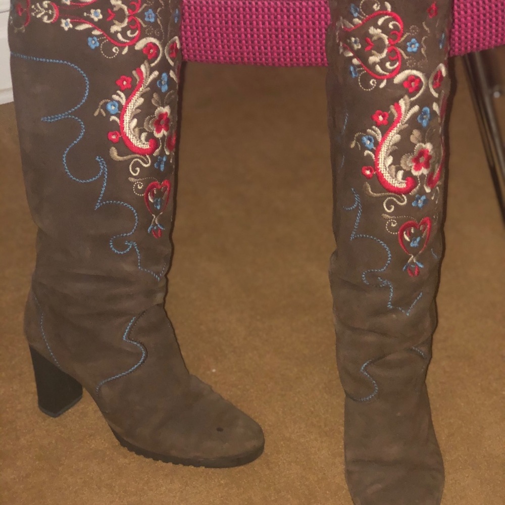 Vintage Kenzo Shearling lined boots